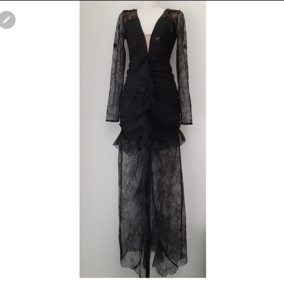 🍋For Love and Lemons Daisy Lace Midi Dress - Picture 5 of 16